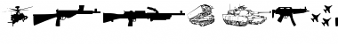 Download Army weapons tfb Font Download Army weapons tfb Font