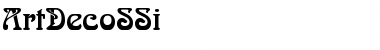 Download ArtDecoSSi Font Download ArtDecoSSi Font