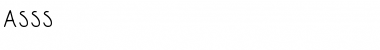 Download ASSS Font Download ASSS Font