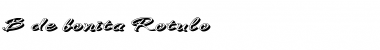 Download B de bonita Font Download B de bonita Font