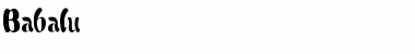 Download Babalu Font Download Babalu Font