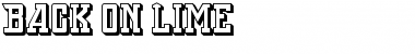 Download Back On Lime Font Download Back On Lime Font