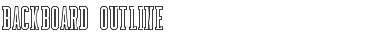Download BackboardOutline Font Download BackboardOutline Font