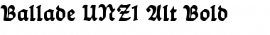 Download Ballade UNZ1 Alt Font Download Ballade UNZ1 Alt Font