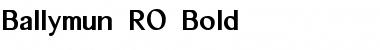 Download Ballymun RO Font Download Ballymun RO Font
