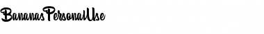Download Bananas Personal Use Font Download Bananas Personal Use Font