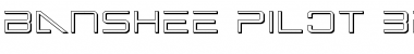 Download Banshee Pilot 3D Font Download Banshee Pilot 3D Font