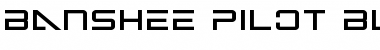Download Banshee Pilot Black Font Download Banshee Pilot Black Font
