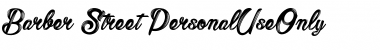 Download Barber Street_PersonalUseOnly Font Download Barber Street_PersonalUseOnly Font