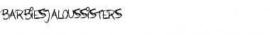Download Barbies Jalous Sisters Font Download Barbies Jalous Sisters Font