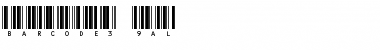 Download Barcode3_9AL Font Download Barcode3_9AL Font