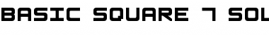 Download Basic Square 7 Solid Font Download Basic Square 7 Solid Font