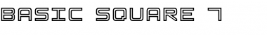 Download Basic Square 7 Font Download Basic Square 7 Font