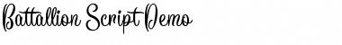 Download Battallion Script Demo Font Download Battallion Script Demo Font