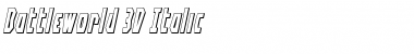Download Battleworld 3D Italic Font Download Battleworld 3D Italic Font