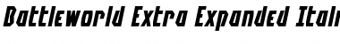 Download Battleworld Extra-Expanded Italic Font Download Battleworld Extra-Expanded Italic Font