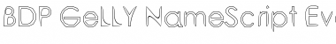 Download BDP GeLLY NameScript Evaluta Font Download BDP GeLLY NameScript Evaluta Font