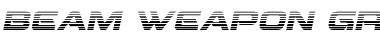 Download Beam Weapon Gradient Italic Font Download Beam Weapon Gradient Italic Font