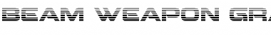 Download Beam Weapon Gradient Font Download Beam Weapon Gradient Font
