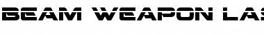 Download Beam Weapon Laser Font Download Beam Weapon Laser Font