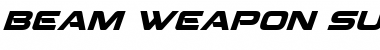 Download Beam Weapon Super-Italic Font Download Beam Weapon Super-Italic Font