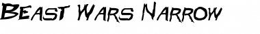 Download Beast Wars Narrow Font Download Beast Wars Narrow Font