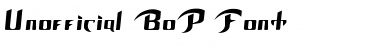 Download Unofficial BoP Font Font Download Unofficial BoP Font Font