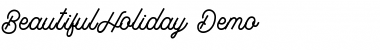 Download Beautiful Holiday Demo Font Download Beautiful Holiday Demo Font