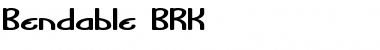 Download Bendable BRK Font Download Bendable BRK Font