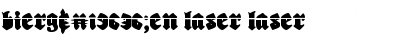 Download Bierg䲴en Laser Font Download Bierg䲴en Laser Font