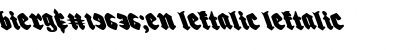 Download Bierg䲴en Leftalic Font Download Bierg䲴en Leftalic Font