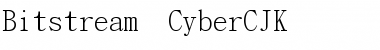 Download Bitstream CyberCJK Font Download Bitstream CyberCJK Font