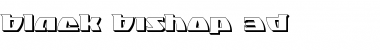 Download Black Bishop 3D Font Download Black Bishop 3D Font