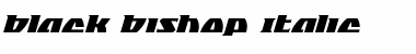 Download Black Bishop Italic Font Download Black Bishop Italic Font
