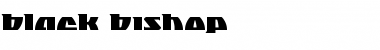Download Black Bishop Font Download Black Bishop Font