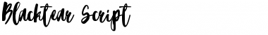 Download Blacktear Script Font Download Blacktear Script Font