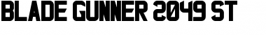 Download Blade Gunner 2049 St Font Download Blade Gunner 2049 St Font
