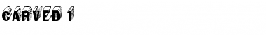 Download Carved 1 Font Download Carved 1 Font