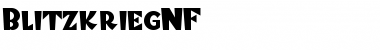 Download Blitzkrieg NF Font Download Blitzkrieg NF Font