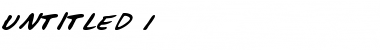 Download Untitled-1 Font Download Untitled-1 Font