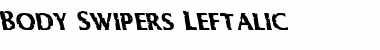 Download Body Swipers Leftalic Font Download Body Swipers Leftalic Font