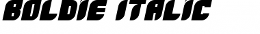 Download Boldie Italic Font Download Boldie Italic Font