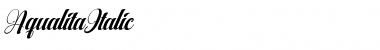 Download AqualitaItalic Font Download AqualitaItalic Font
