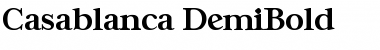 Download Casablanca-DemiBold Font Download Casablanca-DemiBold Font