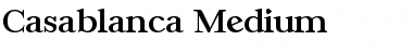 Download Casablanca-Medium Font Download Casablanca-Medium Font