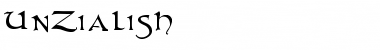 Download UnZialish Font Download UnZialish Font