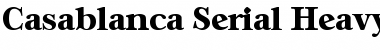 Download Casablanca-Serial-Heavy Font Download Casablanca-Serial-Heavy Font