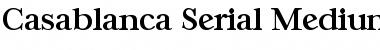 Download Casablanca-Serial-Medium Font Download Casablanca-Serial-Medium Font