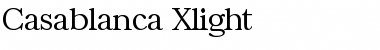 Download Casablanca-Xlight Font Download Casablanca-Xlight Font