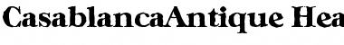 Download CasablancaAntique-Heavy Font Download CasablancaAntique-Heavy Font